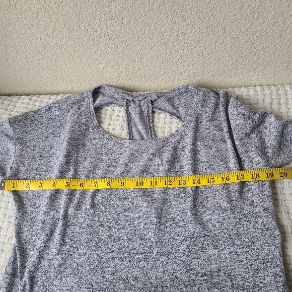 Athleta Gray Long Sleeve Top - Picture 3 of 7